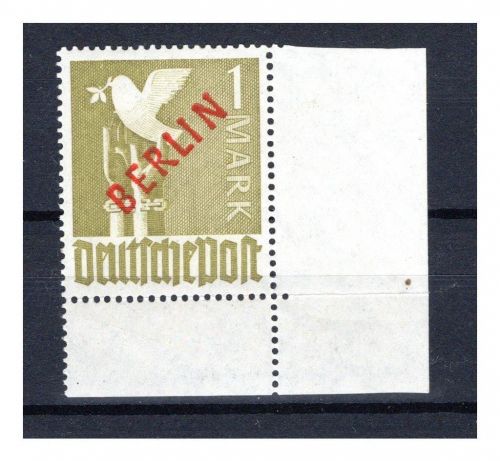 Berlin MiNr. 33 Eckrand (gefaltet) postfrisch geprüft Schlegel