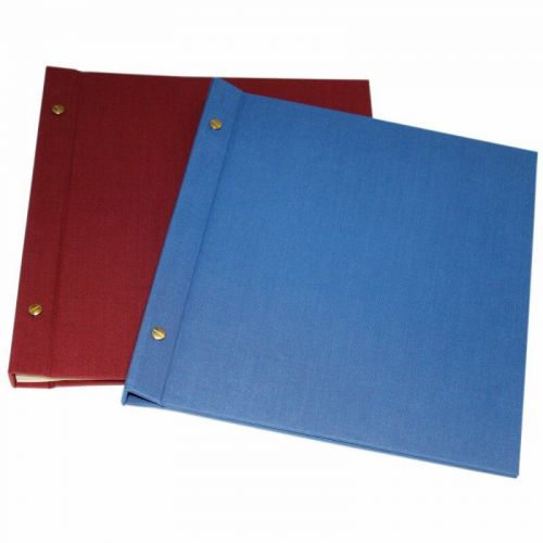 Schaubek Schraubbinder Blau 'Gala' in Leinen ohne Prägung ds0053 Neu