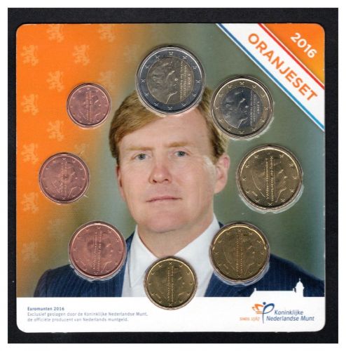 Niederlande 2016 Concard "Oranje Set" KMS ST