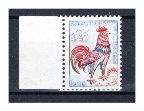 Frankreich MiNr. 1384 y Bogenrand postfrisch Attest