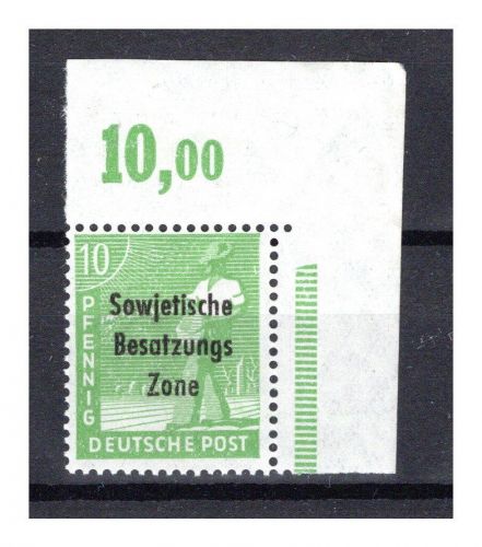 SBZ Allg. Ausgaben MiNr. 185 b P OR ndgz postfrisch Befund Ruscher