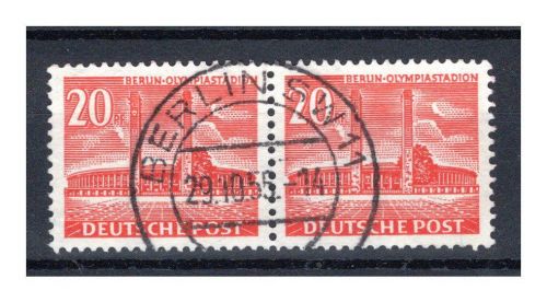 Berlin MiNr. 113 gestempelt als waag. Paar