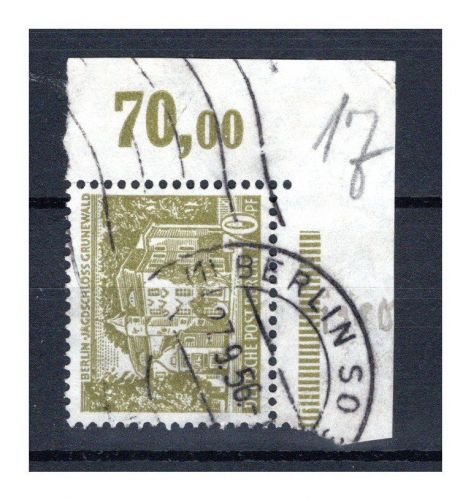 Berlin MiNr. 123 Eckrand or gestempelt geprüft Schlegel