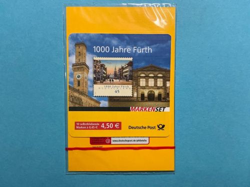 Bund Markenheftchen MiNr. MH 66II SB aa - mit Barcodeaufkleber! postfrisch