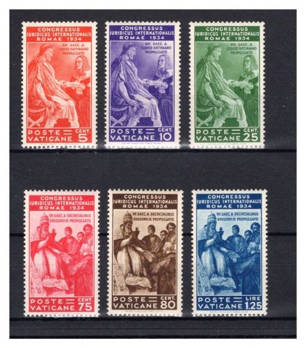 Vatikan MiNr. 45-50 postfrisch