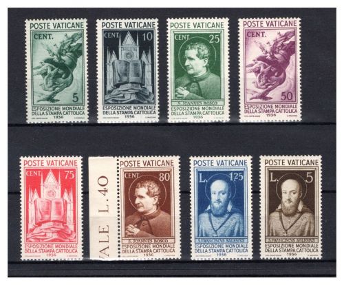 Vatikan MiNr. 51-58 postfrisch