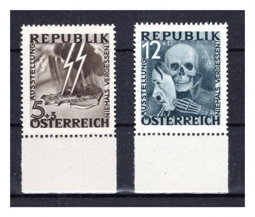 Österreich MiNr. VI-VII Unterrand postfrisch