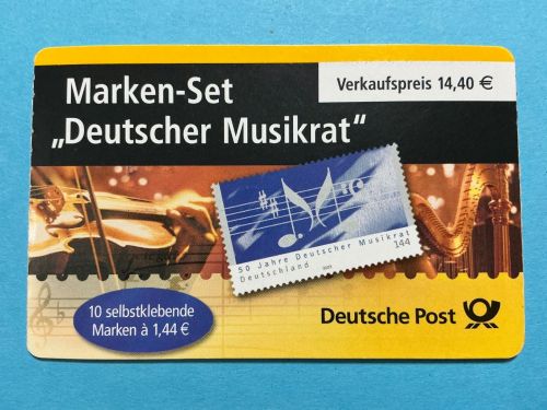Bund Markenheftchen MiNr. MH 54 a Musikrat 2004 postfrisch
