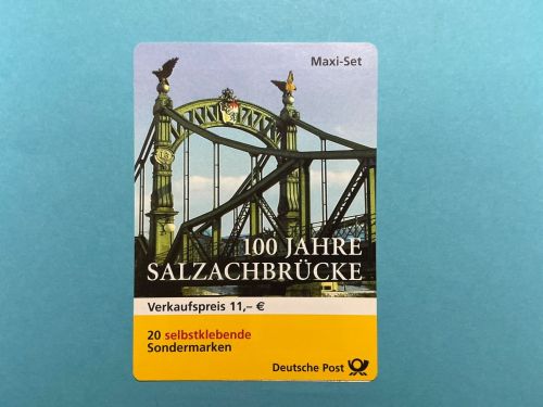 Bund Markenheftchen MiNr. MH 52 I a Sicherheitsaufdruck hell postfrisch