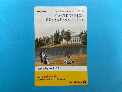 Bund Markenheftchen MiNr. MH 49 Gartenreich Dessau-Wörlitz postfrisch
