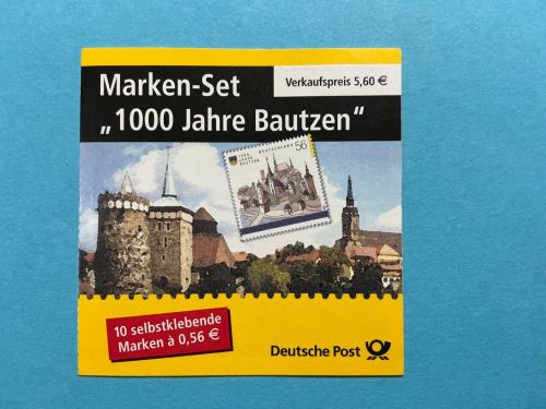 Bund Markenheftchen MiNr. MH 48a Bautzen - P versetzt postfrisch