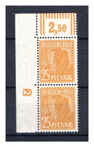 Gemeinschaftsausgabe MiNr. 952 DZ postfrisch im senkr. Oberrandpaar