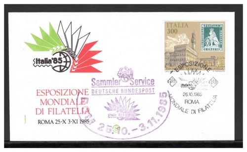 Bundespost Ausstellungscachet Nr. 2 Rom 1985