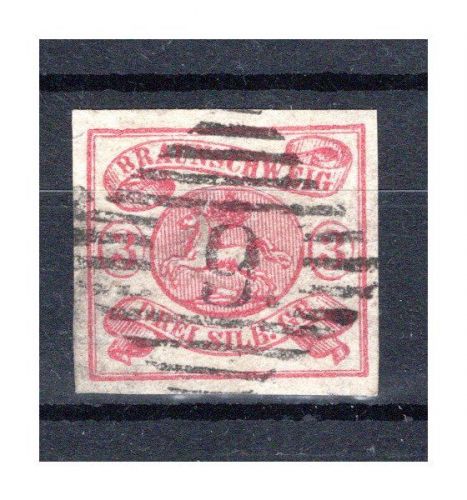 Altdeutschland Braunschweig MiNr. 12 Aa gestempelt
