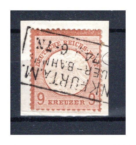 Deutsches Reich MiNr. 27 Briefstück großes Brustschild