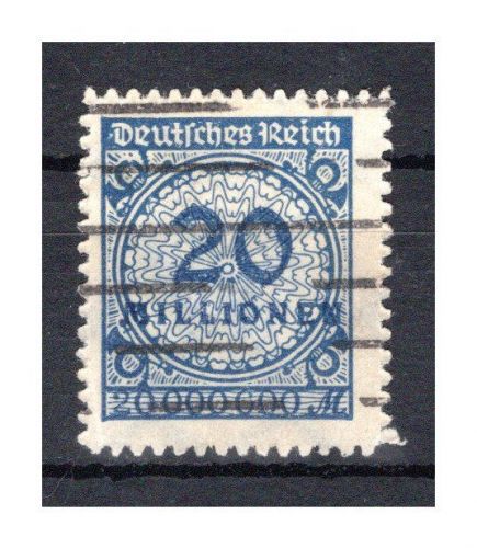 Deutsches Reich Infla MiNr. 319 B gestempelt