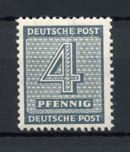 SBZ West-Sachsen MiNr. 127 X b postfrisch geprüft Jasch