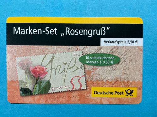 Bund Markenheftchen MiNr. MH 51 b Rosengruß postfrisch