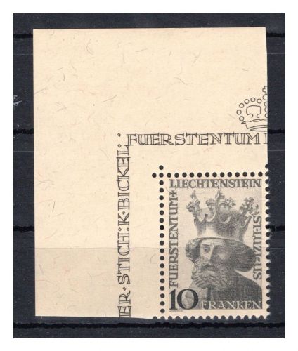 Liechtenstein MiNr. 247 Eckrand ol postfrisch Falz m Oberrand