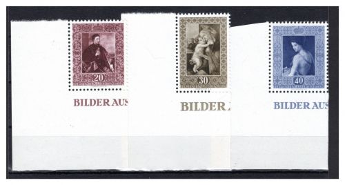 Liechtenstein MiNr. 306-308 Eckrand ul postfrisch