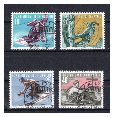 Liechtenstein MiNr. 334-337 gestempelt Sport