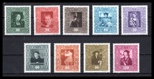 Liechtenstein MiNr. 268-276 postfrisch