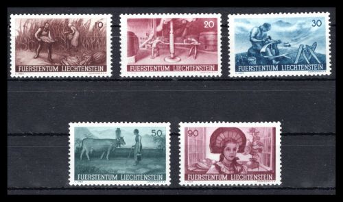 Liechtenstein MiNr. 192-196 postfrisch