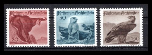 Liechtenstein MiNr. 253-256 postfrisch Tiere