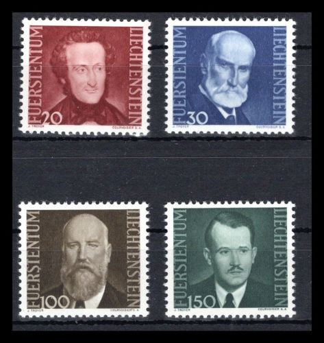 Liechtenstein MiNr. 214-217 postfrisch