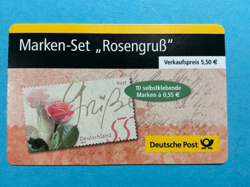 Bund Markenheftchen MiNr. MH 51 a Lb roter Aufkleber b - Klein! postfrisch
