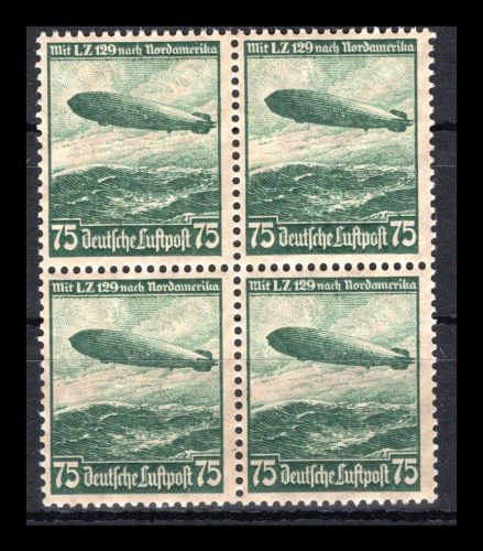 Deutsches Reich MiNr. 607 y postfrisch als 4er Block