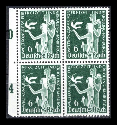 Deutsches Reich MiNr. 622 postfrisch als 4er Block