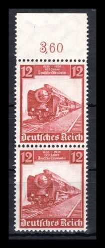 Deutsches Reich MiNr. 581 postfrisch senkr. Paar Oberrand