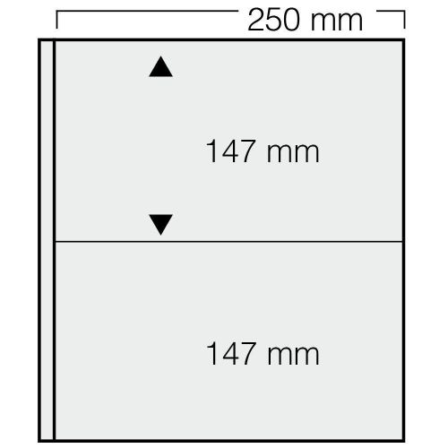 Safe Einsteckblätter Garant schwarz 732 (10er Pack) neuwertig