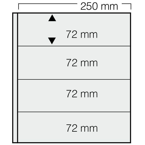 Safe Einsteckblätter Garant schwarz 734 (10er Pack) neuwertig