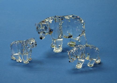 Österreich Swarovski Bären Familie Top-Zustand (