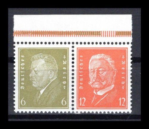 Deutsches Reich Zusammendrucke MiNr. W 29 postfrisch