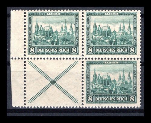 Deutsches Reich Zusammendrucke MiNr. W 37 postfrisch