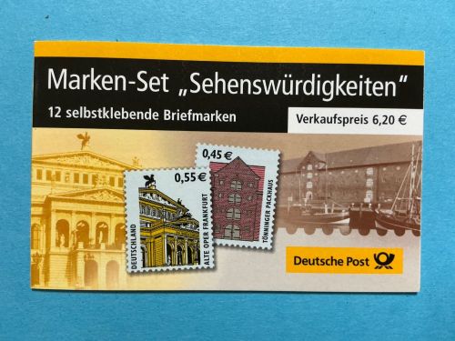 Bund Markenheftchen MiNr. MH 50 a B II SWK 2007 postfrisch