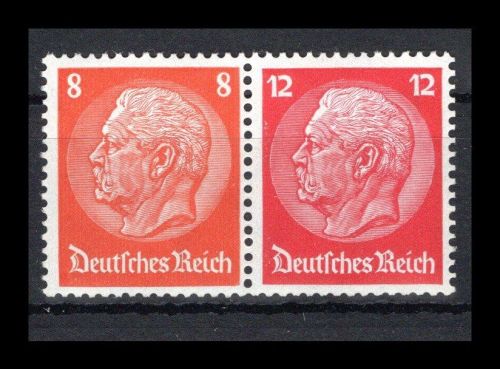 Deutsches Reich Zusammendrucke MiNr. W 46 postfrisch