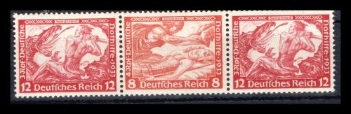 Deutsches Reich Zusammendrucke MiNr. W 56 postfrisch
