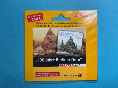 Bund Markenheftchen MiNr. MH 57 Bb - mit Chip groß (schräg)! postfrisch