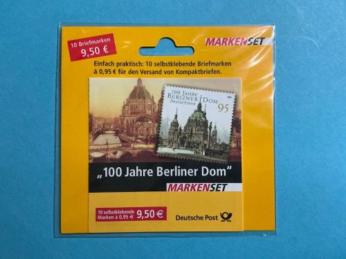 Bund Markenheftchen MiNr. MH 57 Bb - mit Chip klein (schräg)! postfrisch