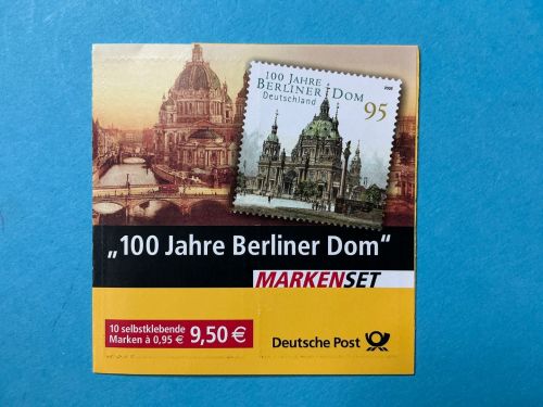 Bund Markenheftchen MiNr. MH 57 Berliner Dom Lb - Klein! postfrisch