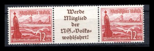 Deutsches Reich Zusammendrucke MiNr. W 130 postfrisch