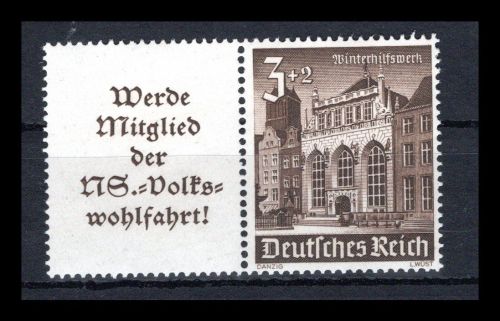 Deutsches Reich Zusammendrucke MiNr. W 148 postfrisch