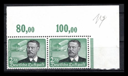 Deutsches Reich MiNr. 538 x postfrisch waag. Paar Eckrand or