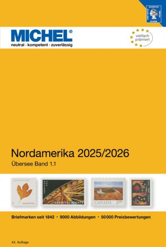 Michel Katalog Nordamerika 2025/26 ÜK 1/1 6050 Neu