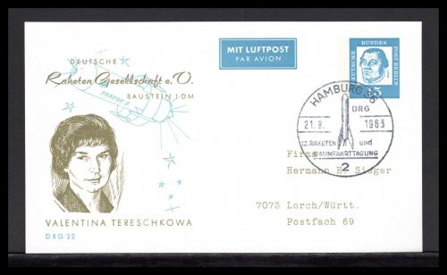 Bund DRG Baustein Valentina Tereschkowa