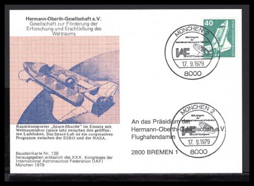 Bund Hermann-Oberth-Ges. Baustein 128 XXX. Kongress IAF